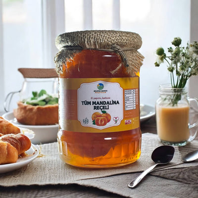 Ev Yapımı Tüm Mandalina Reçeli - 780 Gr - Silifke Sepeti