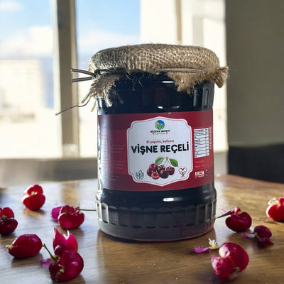 Ev Yapımı Vişne Reçeli - 780 Gr - Silifke Sepeti