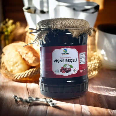 Ev Yapımı Vişne Reçeli - 780 Gr - Silifke Sepeti