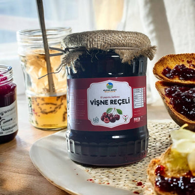 Ev Yapımı Vişne Reçeli - 780 Gr - Silifke Sepeti