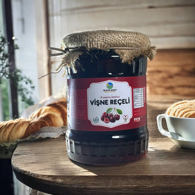 Ev Yapımı Vişne Reçeli - 780 Gr - Silifke Sepeti