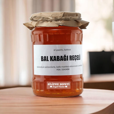 El Yapımı Bal Kabağı Reçeli, Katkısız, Geleneksel- 780 Gr - Silifke Sepeti