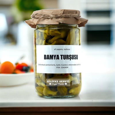 Ev Yapımı Bamya Turşusu - 780 Gr - Silifke Sepeti