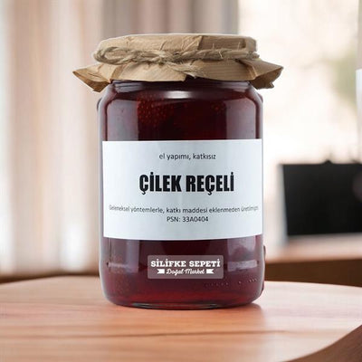 Ev Yapımı Çilek Reçeli - 780 Gr - Silifke Sepeti