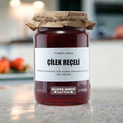 Ev Yapımı Çilek Reçeli - 780 Gr - Silifke Sepeti