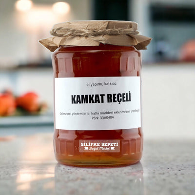 El Yapımı Kamkat Reçeli, Katkısız, Geleneksel- 780 Gr - Silifke Sepeti