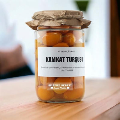 Ev Yapımı Kamkat Turşusu - 780 Gr - Silifke Sepeti