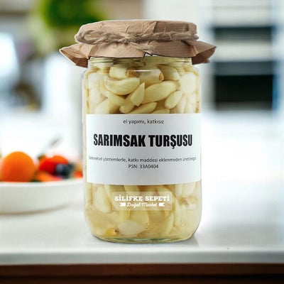 Ev Yapımı Sarımsak Turşusu - 780 Gr - Silifke Sepeti