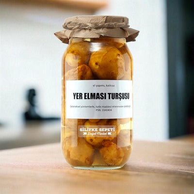 Ev Usulü Yerelması Turşusu Katkısız - 1200 Gr - Silifke Sepeti