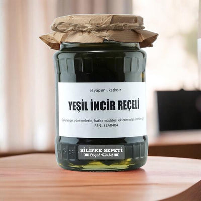 Ev Yapımı Yeşil İncir Reçeli - 780 Gr - Silifke Sepeti