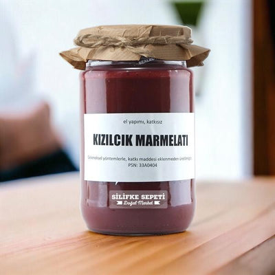 El Yapımı Katkısız Kızılcık Marmelatı 780 Gr - Silifke Sepeti