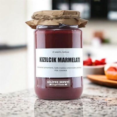 El Yapımı Katkısız Kızılcık Marmelatı 780 Gr - Silifke Sepeti