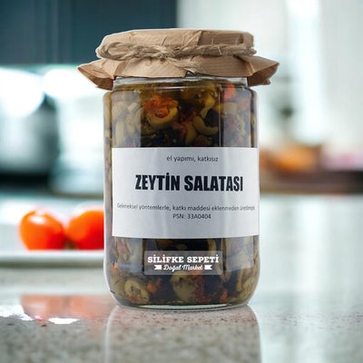 El yapımı Zeytin Salatası - 780 Gr - Silifke Sepeti